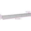 VidaXL Raised Garden Bed 482x50x36 Cm Corten Steel 151979