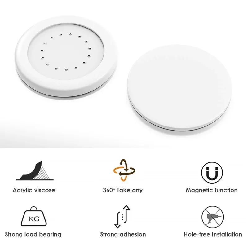 Wall Mount Magnet Ring Magnetic Hook Air Conditioner Suction Cup Holder Extras Stark Magnet Television Strong Paste Storage Hook