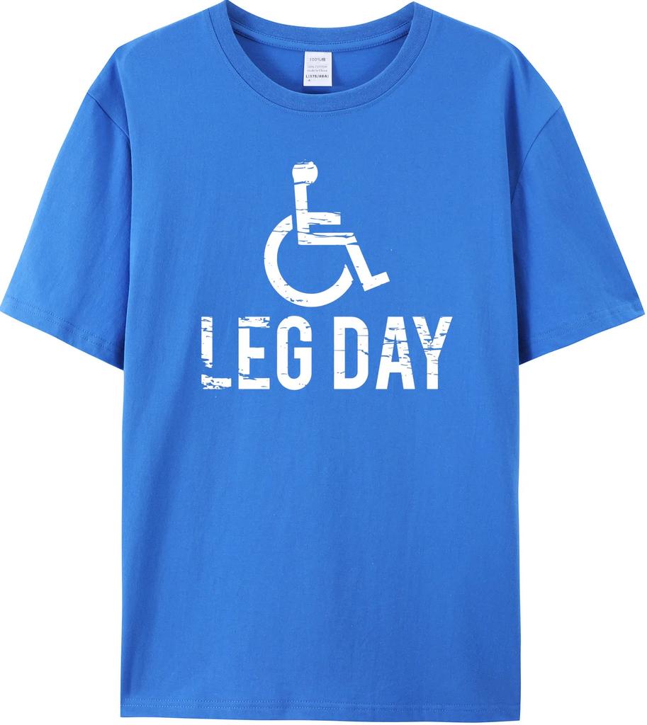 Leg Day Graphic Novelty Sarcastic Funny T Shirts High Quality 180GSM 100% Cotton Cool Top Tees