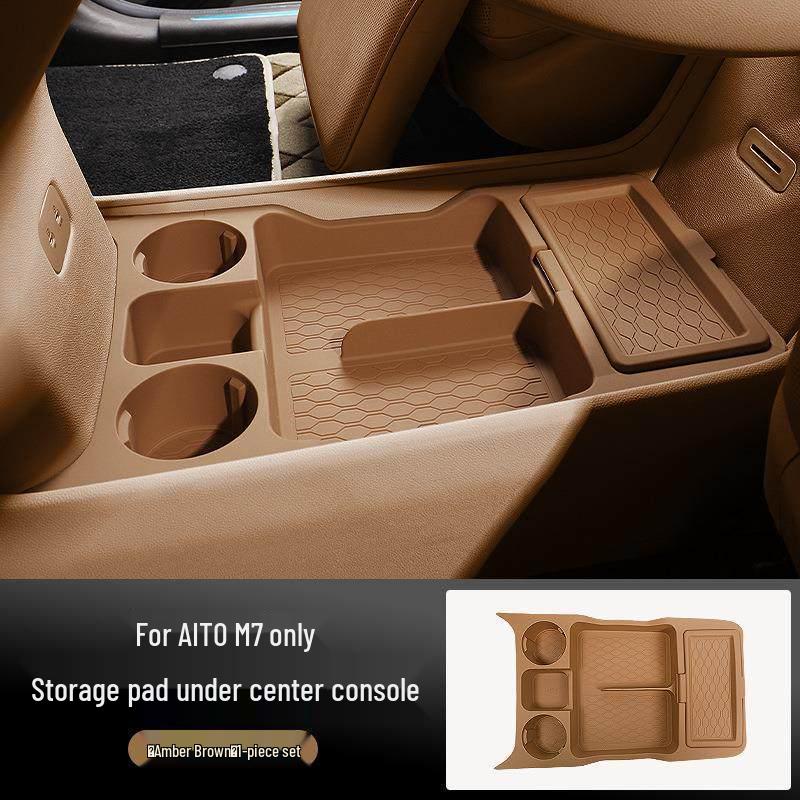 Huawei AITO Wenjie M7 Mittelkonsolen-Stauraum-Organizer untere Ebene - Auto-Innenzubehör