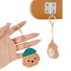 case for airtag Cute and creative shapes keychain anti-lost cartoon bear puppy Tracker Protector Protective Case for kid elderly
