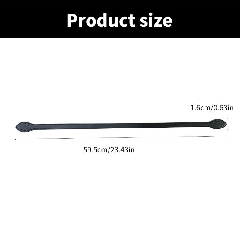 2pcs Artificial Leather Shoulder Bag Strap Handle Replacement Accesories for DIY Craft Handbag and Underm Puse Making