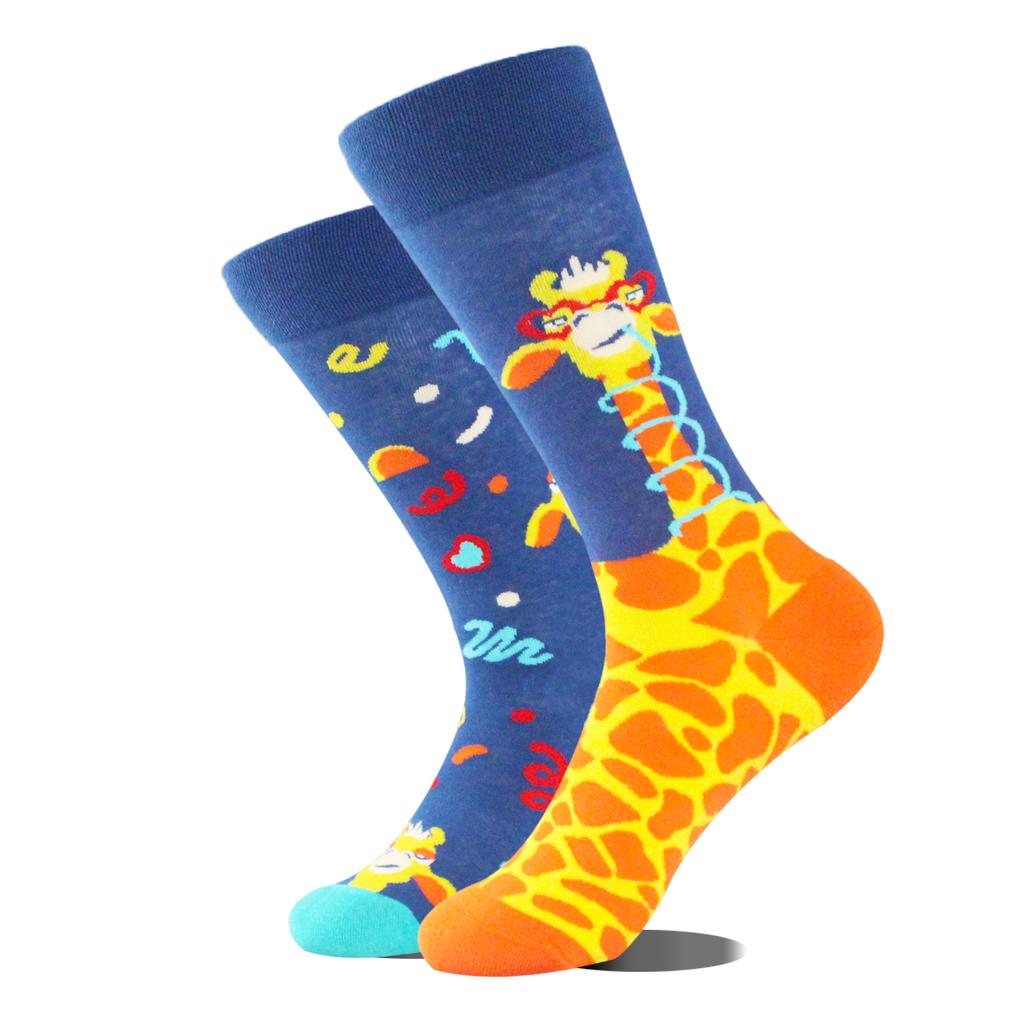 AB Professional Design Funny Socks Men Happy Animal Music Beer Skarpetki Sokken Hip Hop Big Size Meias Skateboard Divertidos