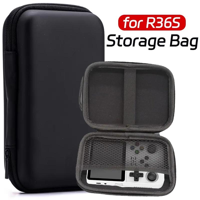 Portable Storage Bag For R36S R35S Game Console Waterproof Carrying Case EVA Shell Protection Cover For R36s Gaming Accessories