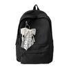 Schultasche Koreanische Version Einfach Einfarbig Mädchen Rucksack Outdoor Freizeit Rucksack Mittelschüler Campus Schultasche Große Kapazität Rucksack