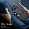 Luxury Leather Magnetic Magsafe Case for POCO X6 X5 Pro F5 Pro C65 M6 Car Mount Case Silicone Shockproof Full Protection Cover