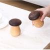 Mushroom Toothpick Box Solid Wood Home Decor High-value Toothpick Can  Living Room