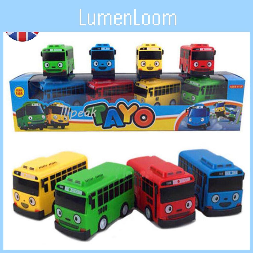 High-quality Mini Bus In Nine Colors With Working Doors Educational Toy Set