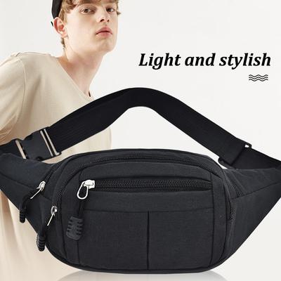 Men'S Waist Pack Nylon Sport Fanny Bags Boy Drop Leg Bags Hip Bum Belt Bag Travel Riding Motorcycle Crossbody Purse Pouch