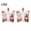 Hanging Holiday Decorations Butterfly Cash Gift Ornament, Christmas Money Holder Decor with Acrylic Ornaments Festive Print, Tree Pendant for Surprise