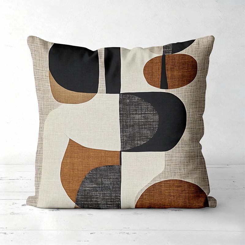 Modern Geometric Patterned Decorative Pillow Covers Polyester pillowcase, sofa decorative cushion cov Headboard Pillow