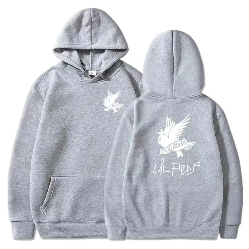 Men's Lil Pup Printed Sports Hoodie Lil Love Women's+Full Hip Hop Street Fashion Autumn/Winter Hot Selling New Style 2025