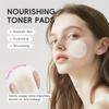 LAIKOU Sakura Toner Pads 40pcs, Daily Cleansing Toner for All Light Beige Types 100ml, Pre-Makeup Toner Pads, Deep Moisturizing, with Tweezers
