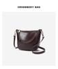 Genuine Leather Women's Small Handbag 2025: Autumn/Winter Coin Purse Versatile Fashion Shoulder Crossbody Bag