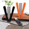 New Double Sided Folded Pocket Sharpener Diamond Knife Sharpening Stone Kitchen Tool