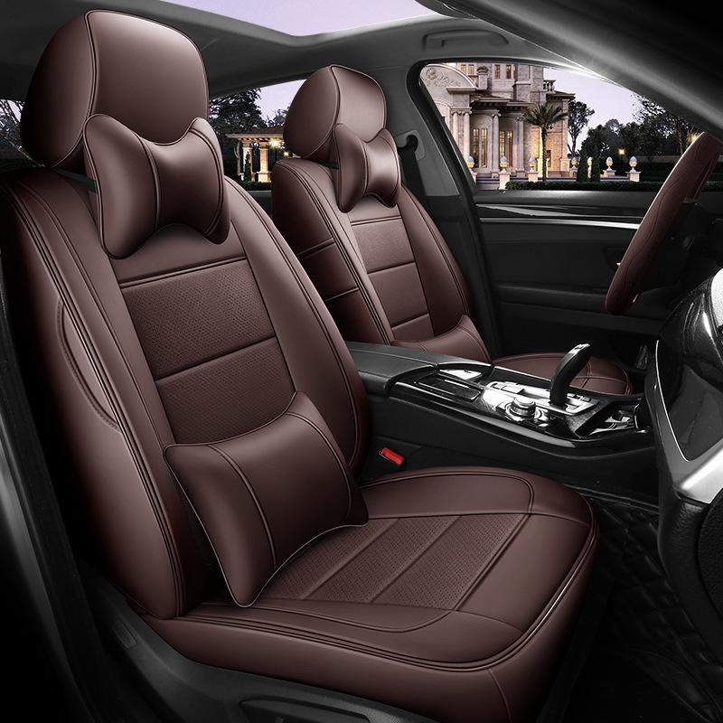 Originele Lederen Autostoelhoezen voor Diverse Modellen - Volledige Dekking Kussens