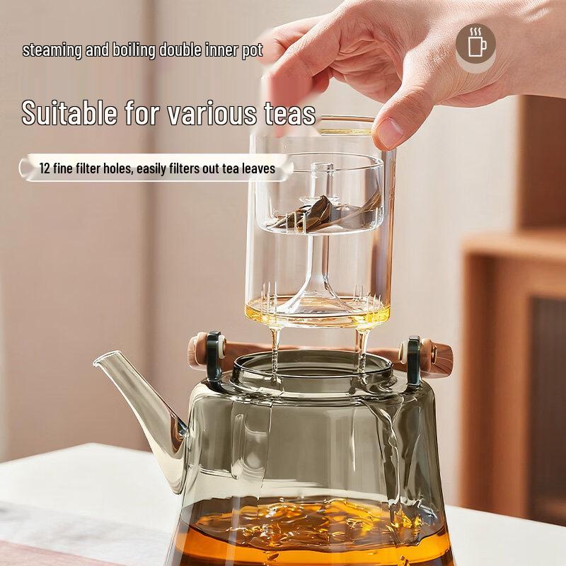 Thickened Glass Tea Brewing Pot