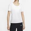 Nike City Sleek Dri-FIT Running Short-Sleeve T-Shirt Women Tops White CU3235-100