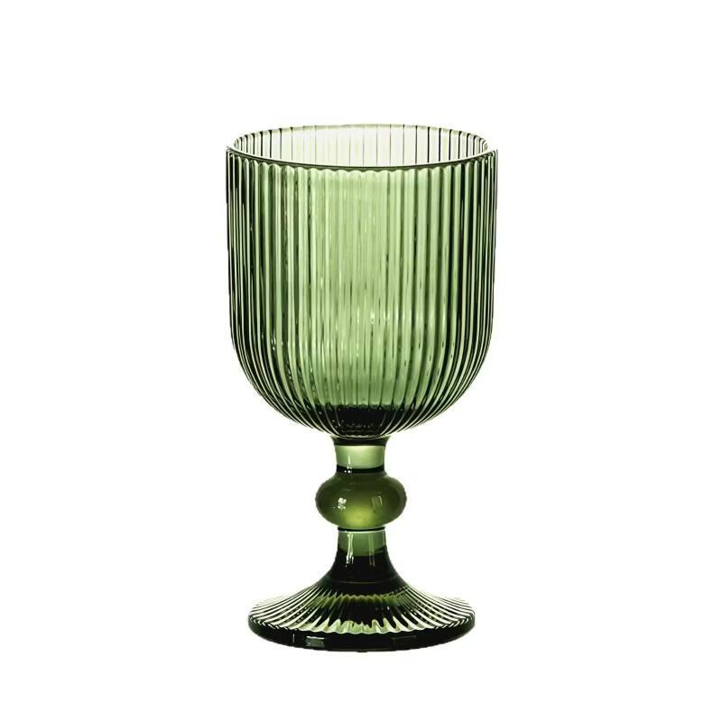Shangqi Ribbed Glass Goblet