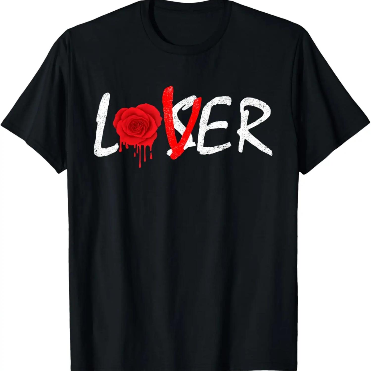 Melding Rose a Lover not a Loser, Funny Valentine Gifts T-Shirt S чёрный