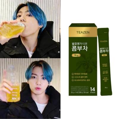 Teazen Bebida Líquida Kombucha Ameixa Verde – 20g * 14 Sticks por Caixa (10 opções)