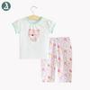 Pure Cotton Baby Pajama and Underwear Set: Thin Long Sleeve AC Suit for Summer Home Wear