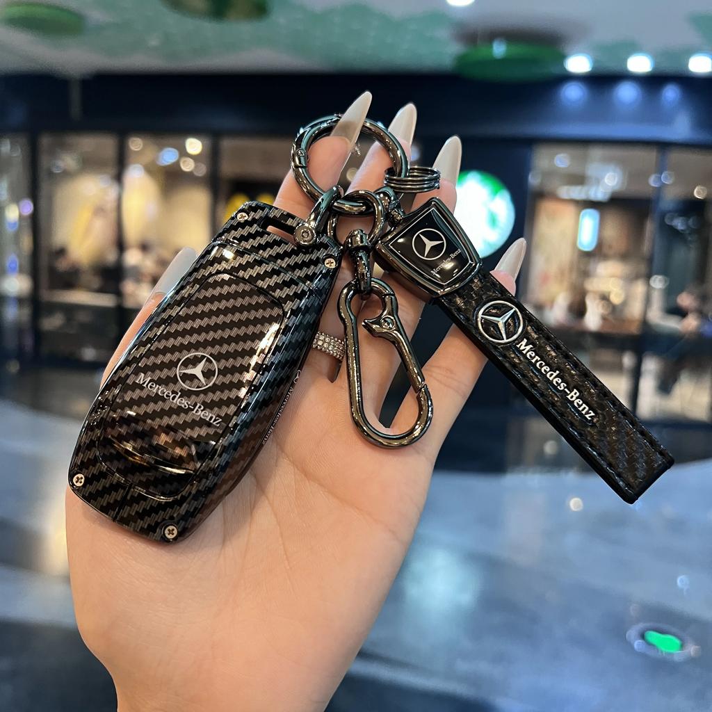RPO5 Fashion Soft Car Key Case For Mercedes Benz A C E S G Class GLC CLE CLA GLB GLS W177 W205 W213 W222