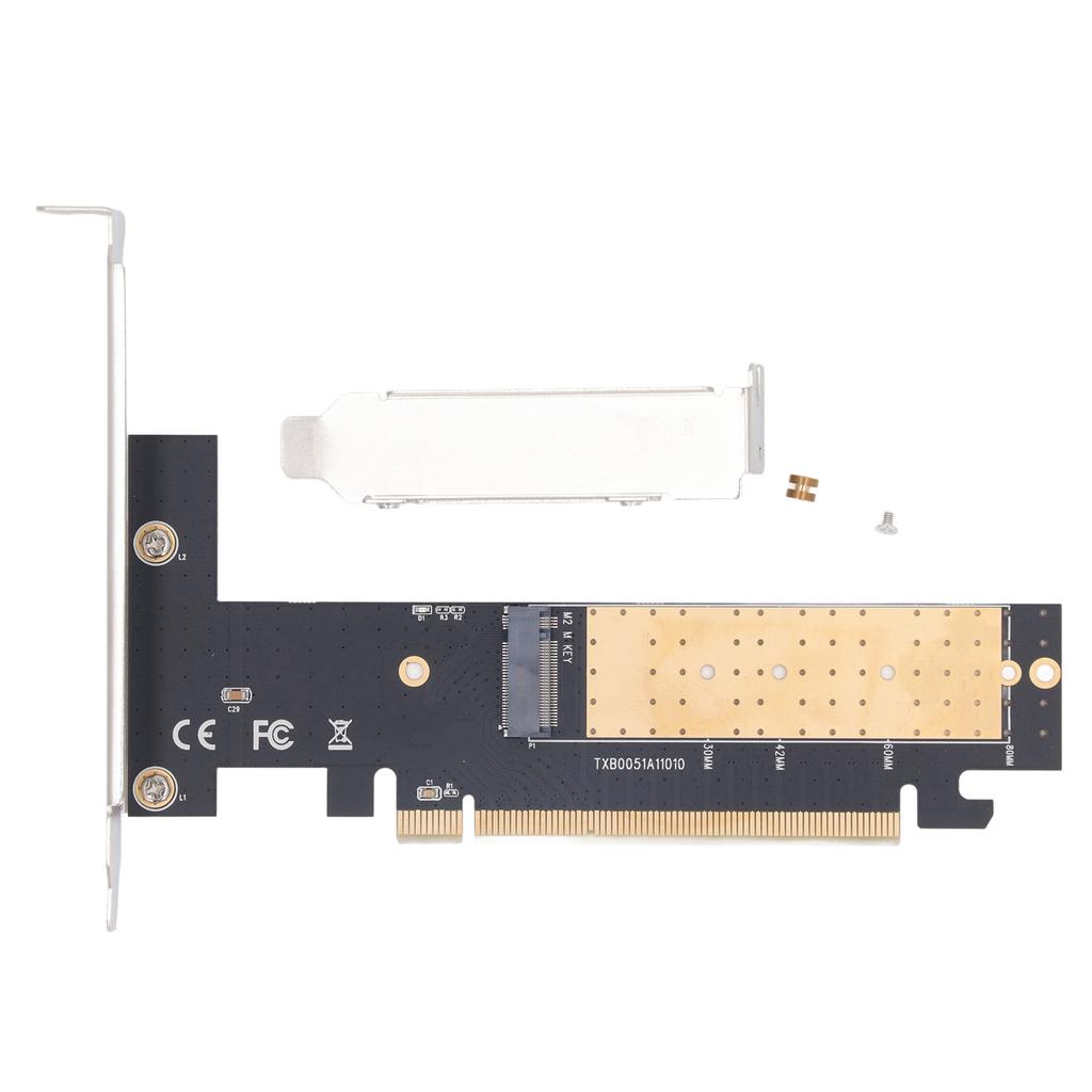 PCIe X16 To M.2 Adapter Card Professional Efficient Full Height PCI Express To M.2 Adapter with