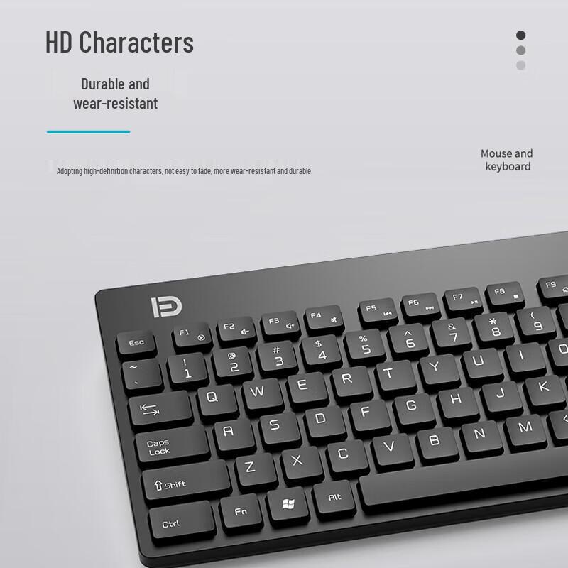 Fude 1500 Wireless Keyboard and Mouse Set