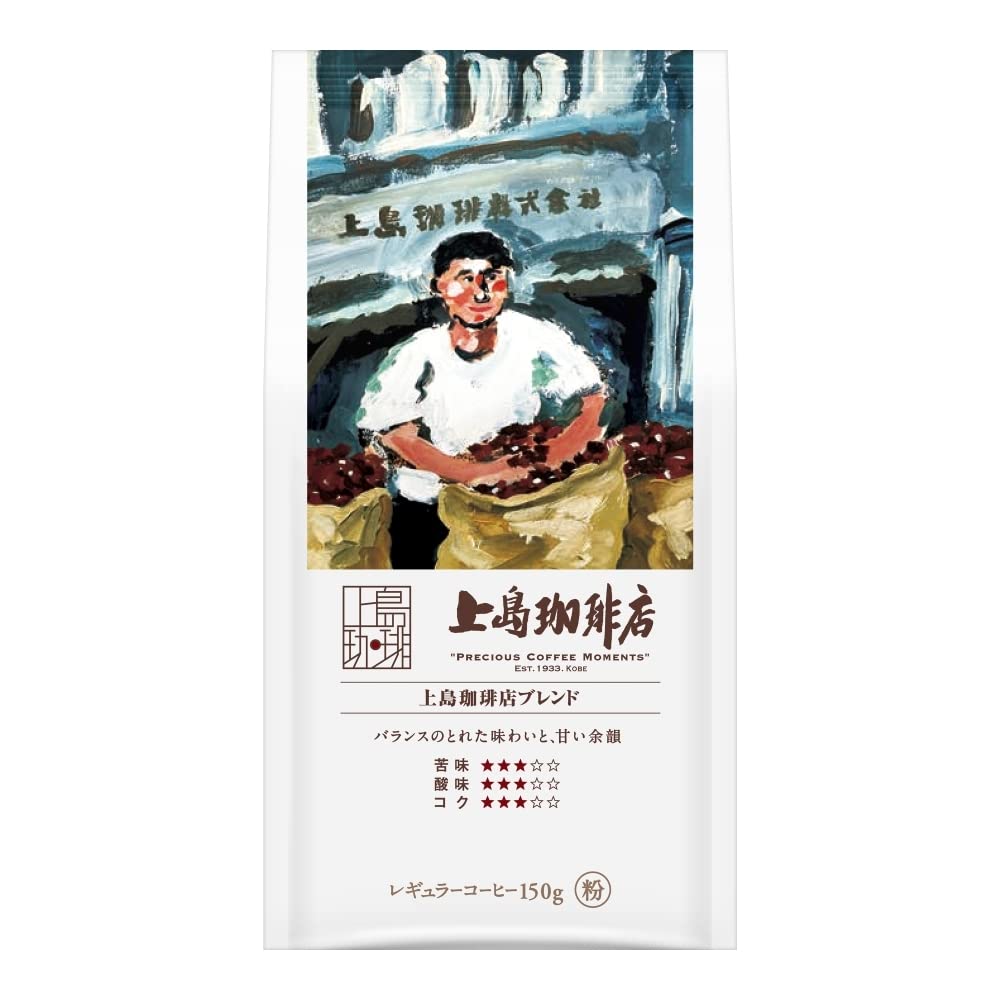 [Amazon.co.jp] Ueshima Coffee Regular Coffee (Ground) Assortment Set of 3 (1 of Each) [Coffee Gift] [Coffee Beans] [Mid-Year Gift]