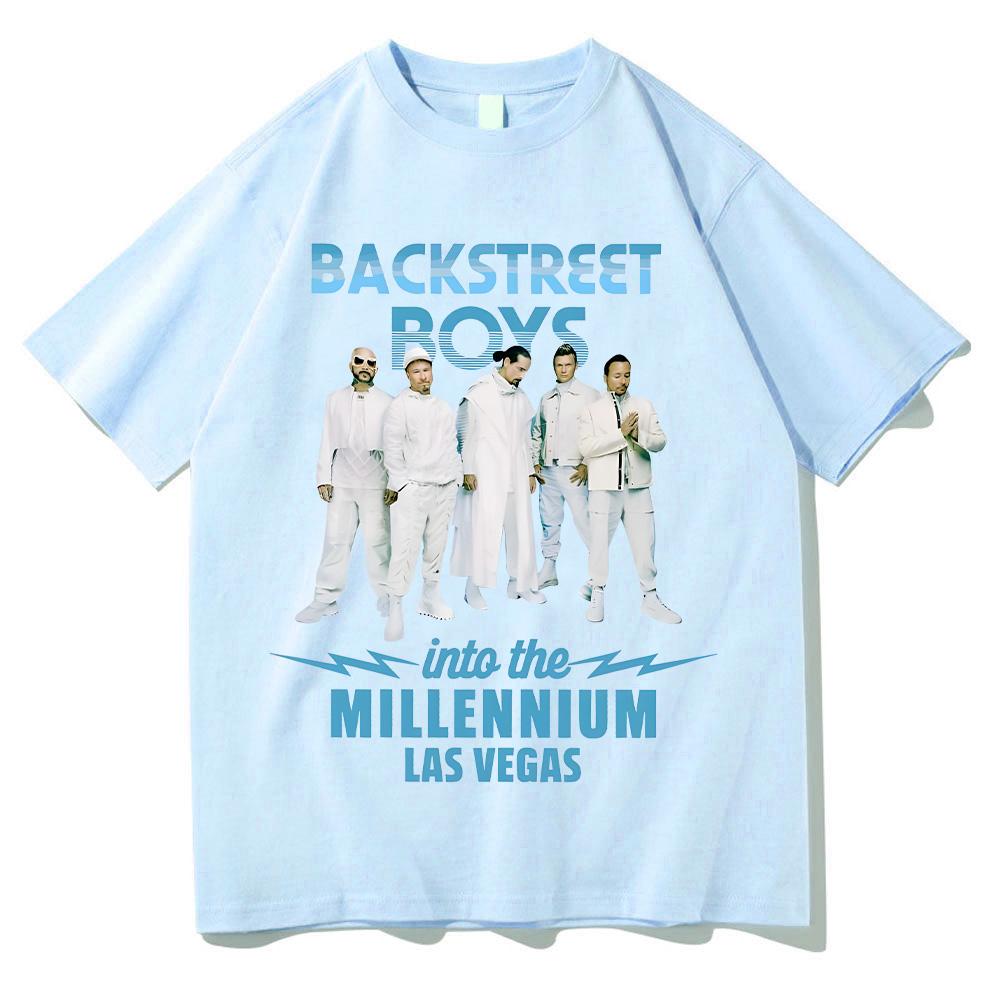 Backstreet Boys T-Shirts Y2K Fun Casual Cotton Clothing Gift Clothing Into The MILLENNIUM Vintage Tops Women Men Streetwear Tees