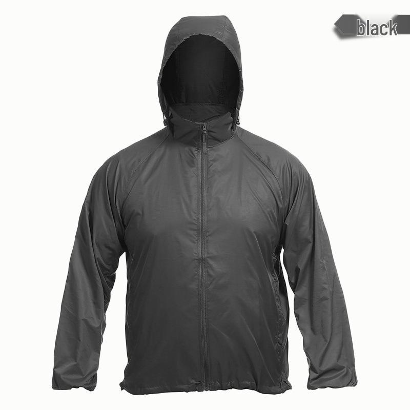 Plus Size Tactical Camouflage Cycling Fishing Sun Protection Hooded Jacket L