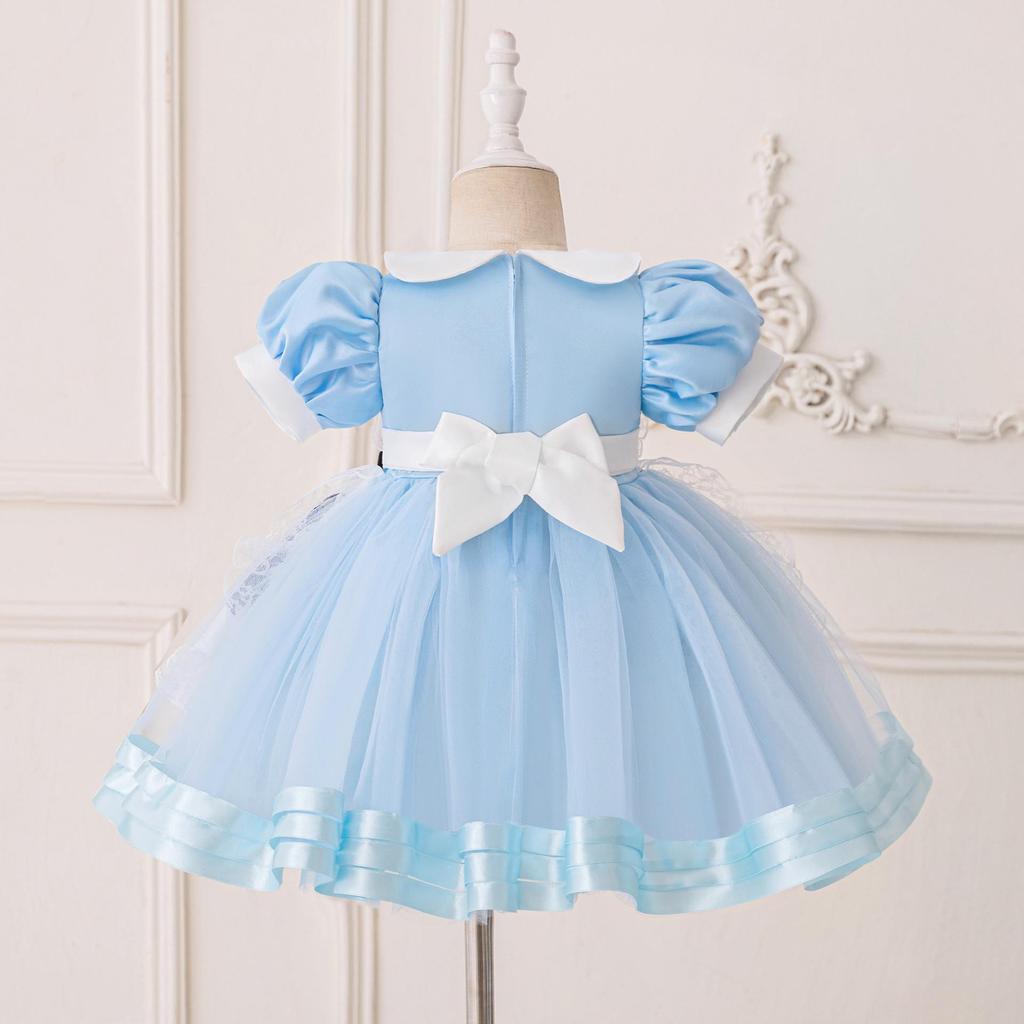 Queen of Hearts Girls’ Cosplay Dress for Alice In Wonderland Role-Playing