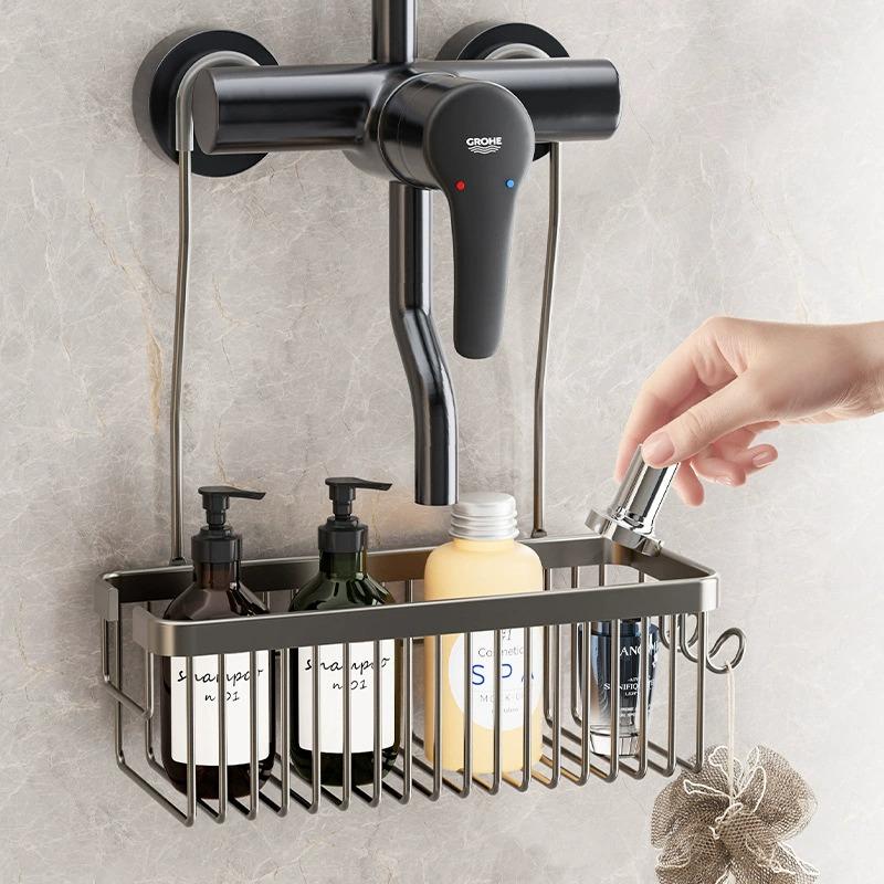 Estante De Almacenamiento Para Ducha Sin Taladrar Organizador De Baño Para Champú Y Gel