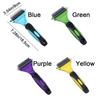 Comfortable Handle Undercoat Rake Comb Two-Sided Shedding Hair Remover Comb  For Dog Cat