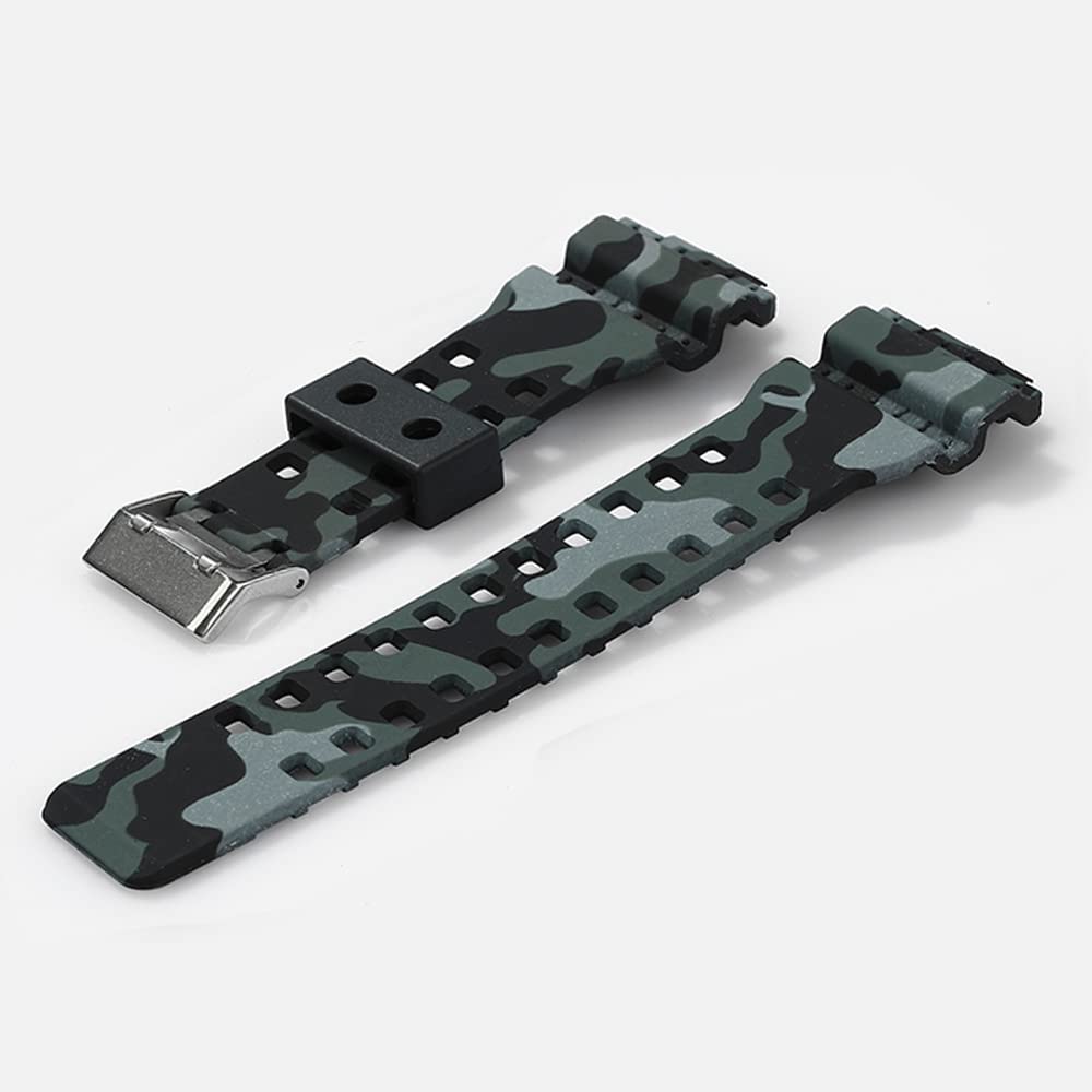 Kompatibel mit Casio Originaluhr 16mm Wasserdichtes Uhrenarmband für und Bänder, Breit, G-8900A, GR-8900A, GW-8900A, GA-110, GA-100, GD-100, GD-110