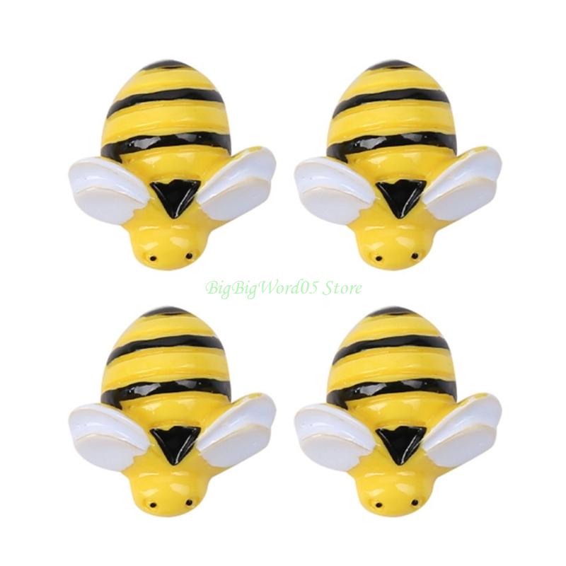 24TE 30 Stuks Cartoon Bedel Dier Hars Bedel Manicure Decoratie