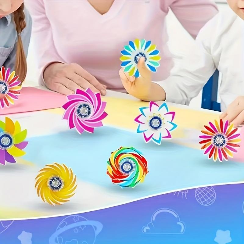 10/20/30pcs Acrylic Fidget Spinners for Stress Relief Multi Color Sensory Toys,Perfect for Christmas Gifts,Kids Party Favors Classroom Office Fun