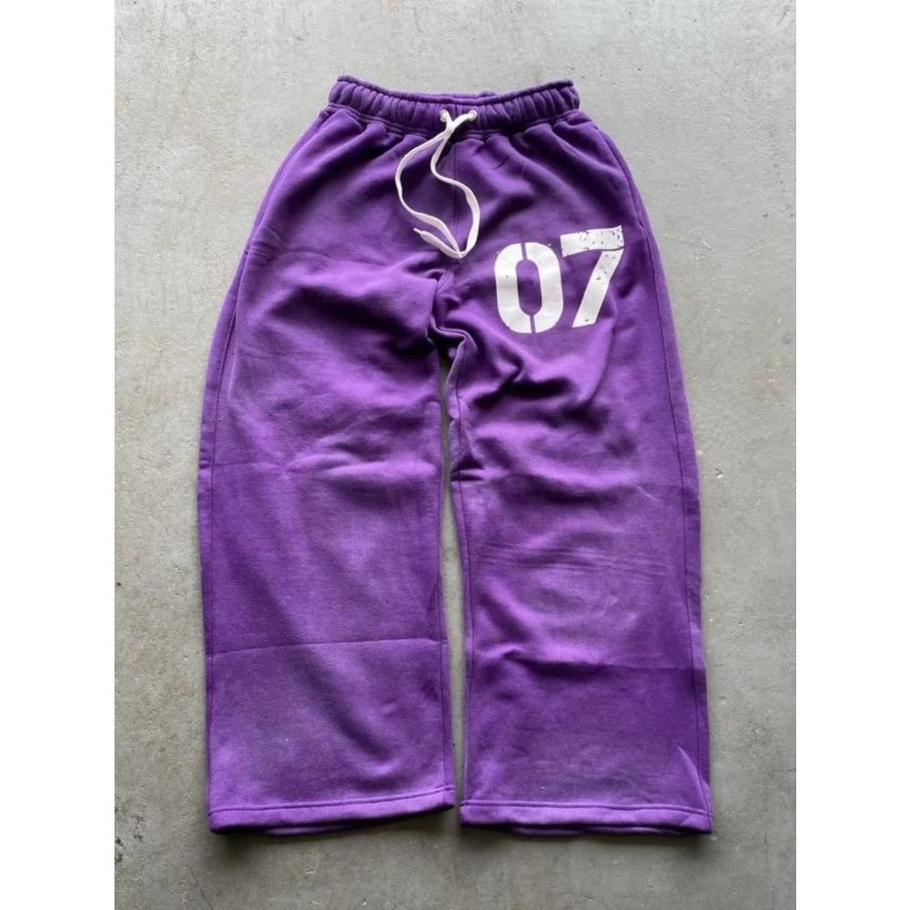 Y2k New Harajuku Drawstring Casual Men and Women Sports Pants