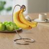 304 Edelstahl Bananen-Hängegestell, Obstschale Korb, Wohnzimmer Zuhause, Couchtisch, Feuchtigkeitsbeständig, Verdickter Bananen-Haken