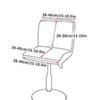 Pu Leather Low Back High Footed Stool Covers Bar Chair Seat Covers Home Hotel Decor Lifting Rotating Chair Slipcover