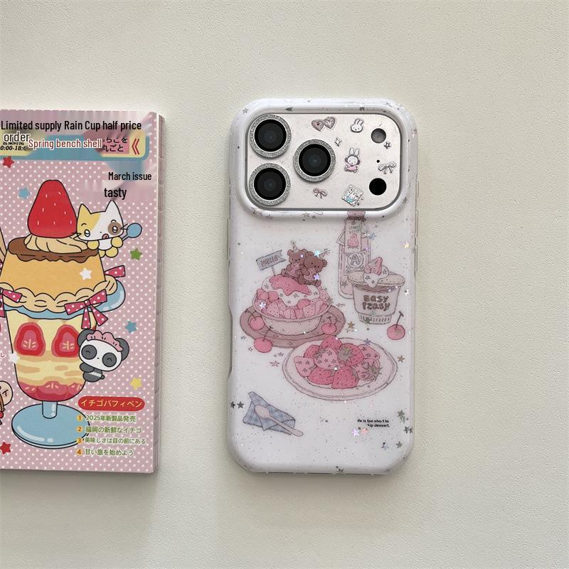 

Strawberry Bear iPhone Case for 17 Pro Max / 16 / 15 / 14 iPhone 15
