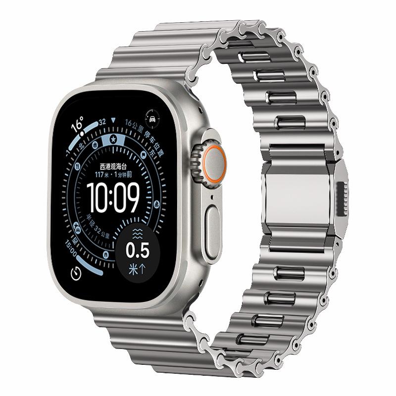Magnetic Stainless Steel Band for Apple Watch Ultra 3 2 49mm Business Men Straps For iwatch 11 10 9 8 7 6 5 4 se 46mm 45mm 44mm