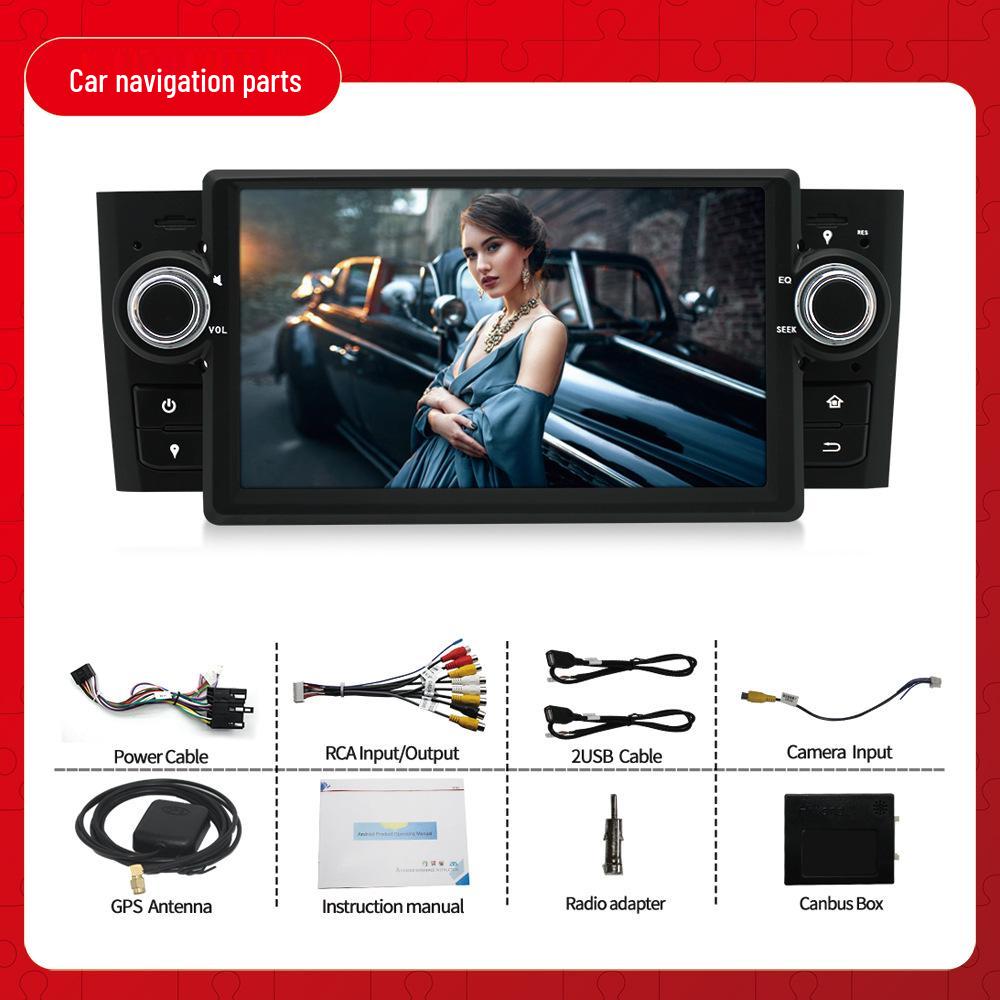 Fiat Linea Android Car Navigation MP5 Bluetooth Player with CarPlay Screen