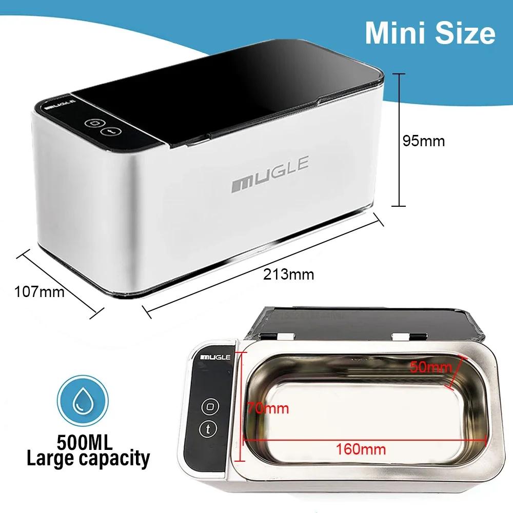 50W Ultraschallreiniger Ultraschallbrillen Schmuckreiniger 500ML Ultraschallreinigungsmaschine Ultraschallwaschbad Für Brillen