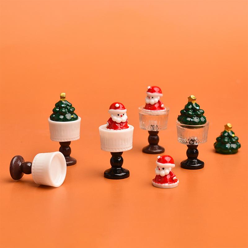 10Pcs Dollhouse Miniature Ice Cream Cup Play Doll House Miniaturas Home Decor Accessories Toy Pretend Play Toy