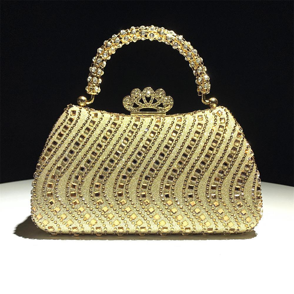 

Clutch Purses for Women Rhinestone Formal Evening Bag With Chain Sparkly Diamond Handbag Women s Shoulder Bag for Wedding Party Prom Crossbody Bag one size золотой