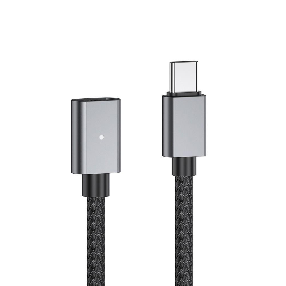 Dual-Head Type-C 100W Magnetic Data Cable for Fast Charging Phones & Laptops