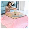 Dura-dry Kotatsu Comforter, Thin, Space-Saving, Square, Flannel Fabric, Anti-Static, Warm, Non-Shedding, 180*180cm