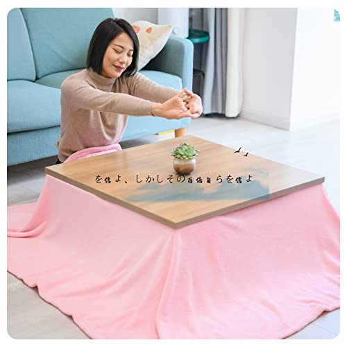 Dura-dry Kotatsu Comforter, Thin, Space-Saving, Square, Flannel Fabric, Anti-Static, Warm, Non-Shedding, 180*180cm